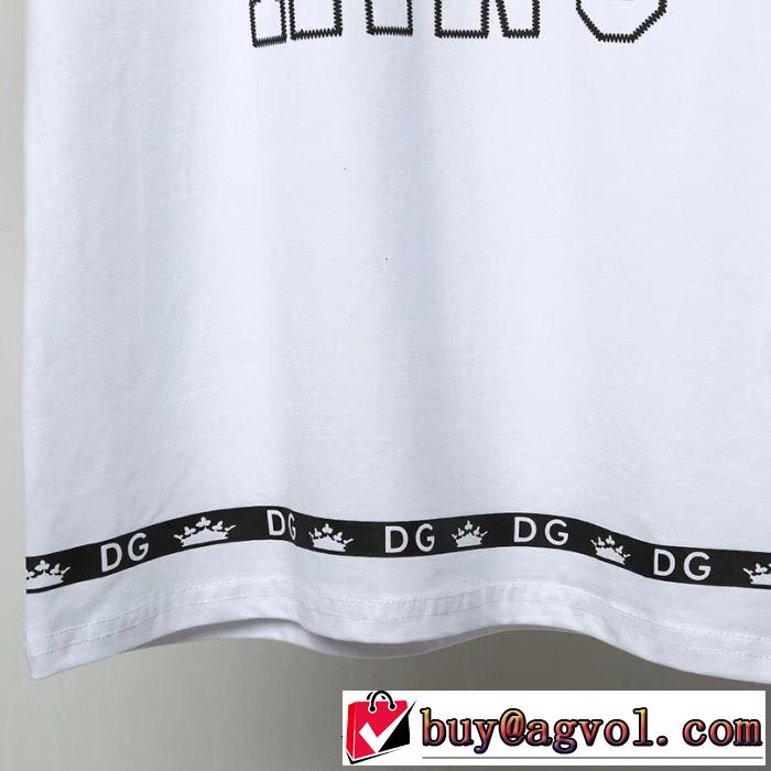 【2019春夏】最新コレクションTシャツ/半袖 2色可選 ドルチェ＆ガッバーナ Dolce&Gabbana セールで格安