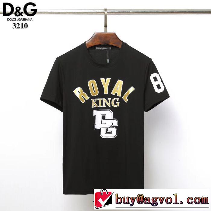 人気モデル愛用 2色可選 Tシャツ/半袖ドルチェ＆ガッバーナ【2019春夏】最新コレクション  Dolce&Gabbana