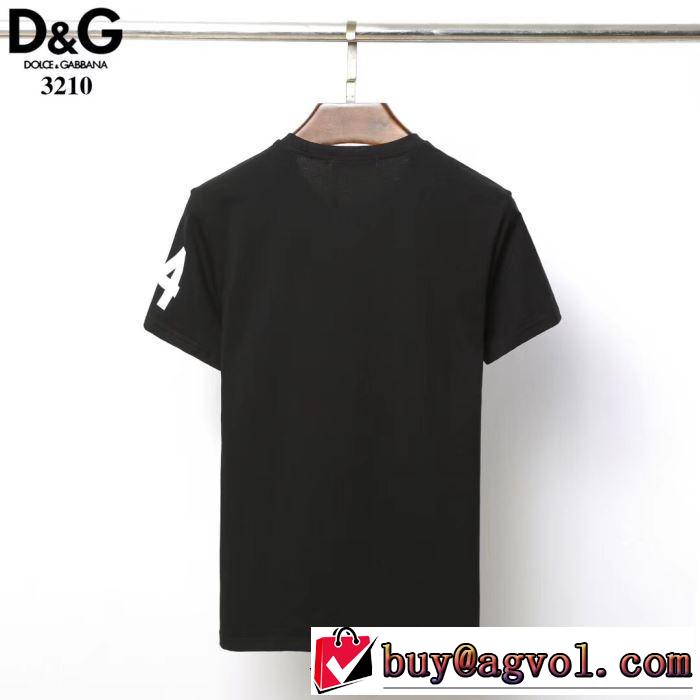 人気モデル愛用 2色可選 Tシャツ/半袖ドルチェ＆ガッバーナ【2019春夏】最新コレクション  Dolce&Gabbana