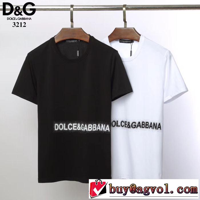NEW素敵 セール早いもの勝ち Tシャツ/半袖2色可選2019SSのトレンド商品 ドルチェ＆ガッバーナ Dolce&Gabbana