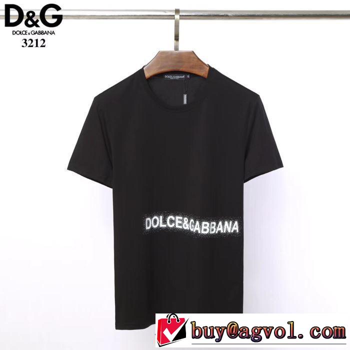 NEW素敵 セール早いもの勝ち Tシャツ/半袖2色可選2019SSのトレンド商品 ドルチェ＆ガッバーナ Dolce&Gabbana