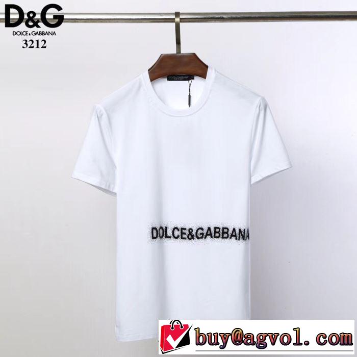 NEW素敵 セール早いもの勝ち Tシャツ/半袖2色可選2019SSのトレンド商品 ドルチェ＆ガッバーナ Dolce&Gabbana