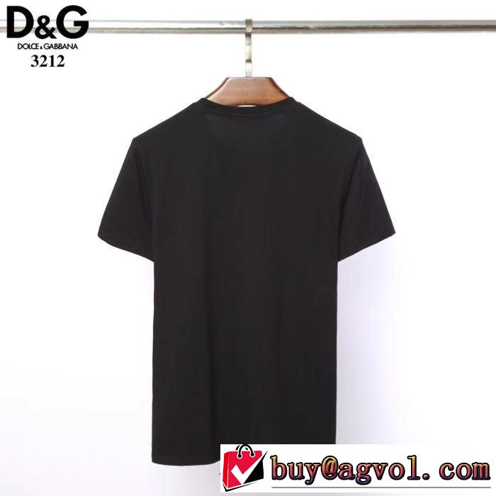 NEW素敵 セール早いもの勝ち Tシャツ/半袖2色可選2019SSのトレンド商品 ドルチェ＆ガッバーナ Dolce&Gabbana