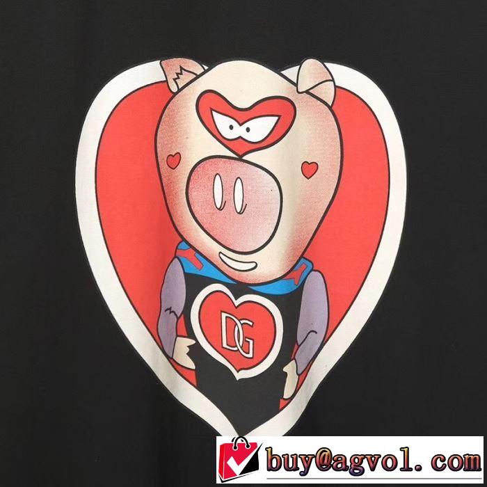 Dolce&Gabbana 今年大人気 春夏トレンド 2色可選 Tシャツ/半袖 ドルチェ＆ガッバーナ2019限定 男性に人気