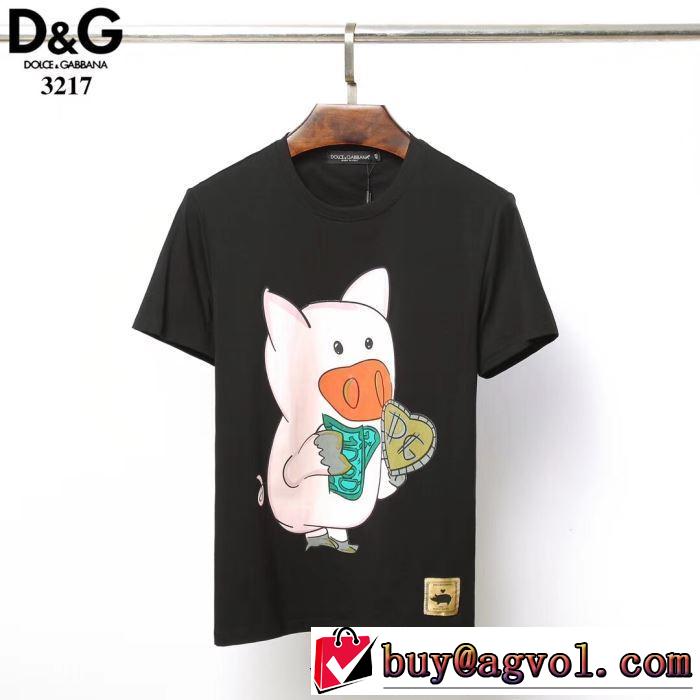 2019夏ファション新品  Dolce&Gabbana  3色可選 おすすめな大人のトレンドTシャツ/半袖 ドルチェ＆ガッバーナ