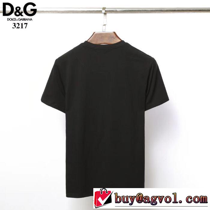 2019夏ファション新品  Dolce&Gabbana  3色可選 おすすめな大人のトレンドTシャツ/半袖 ドルチェ＆ガッバーナ
