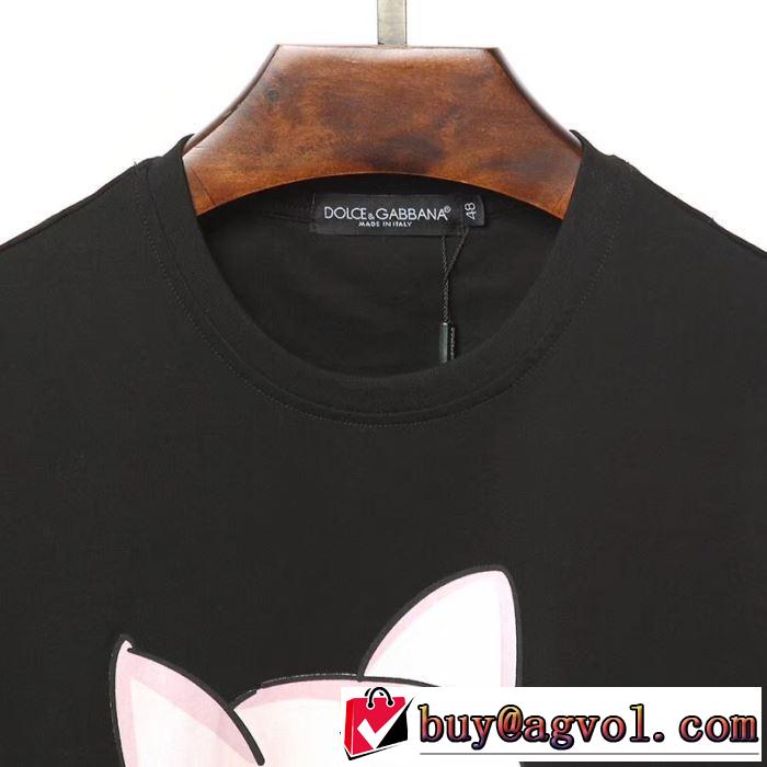 2019夏ファション新品  Dolce&Gabbana  3色可選 おすすめな大人のトレンドTシャツ/半袖 ドルチェ＆ガッバーナ
