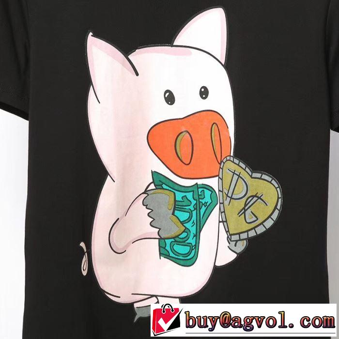 2019夏ファション新品  Dolce&Gabbana  3色可選 おすすめな大人のトレンドTシャツ/半袖 ドルチェ＆ガッバーナ