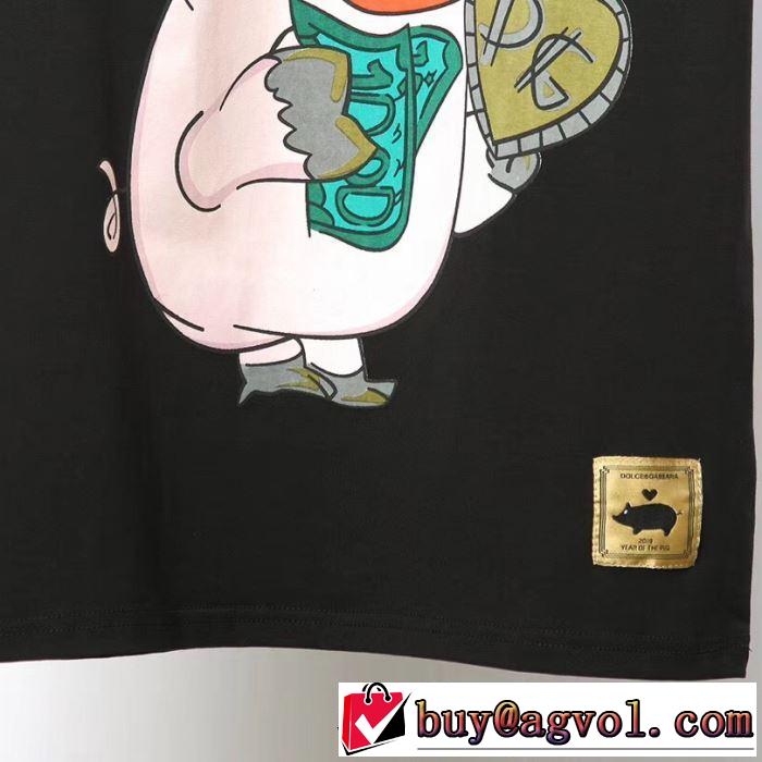 2019夏ファション新品  Dolce&Gabbana  3色可選 おすすめな大人のトレンドTシャツ/半袖 ドルチェ＆ガッバーナ