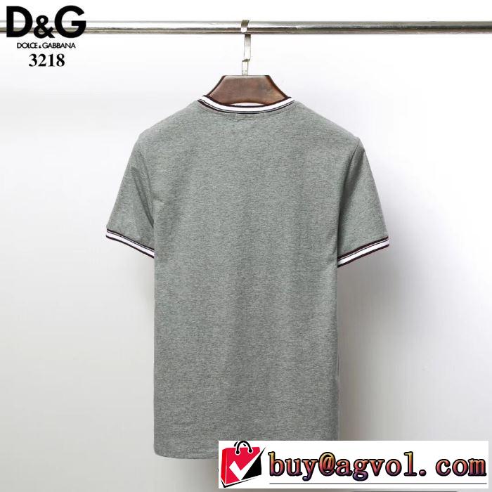 特価セール 3色可選2019夏ファション新品 ドルチェ＆ガッバーナ Dolce&Gabbana  Tシャツ/半袖 格安SALE