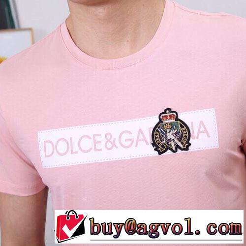 Dolce&Gabbana  Tシャツ/半袖2019春夏の大注目トレンド 3色可選 ドルチェ＆ガッバーナ 大人の色味