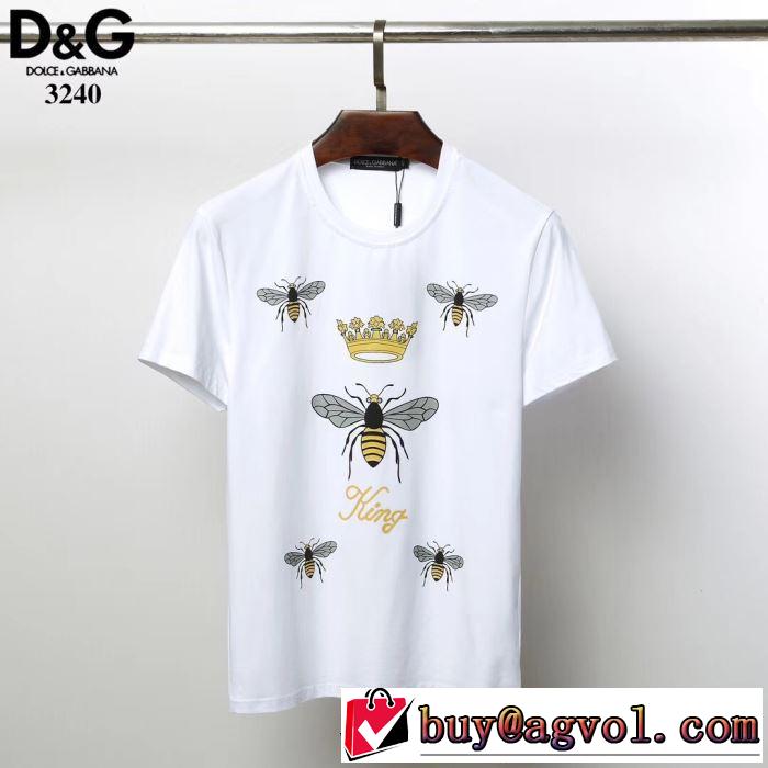 VIPセールでお得 2色可選 ドルチェ＆ガッバーナ2019春夏の大注目トレンド Dolce&Gabbana  Tシャツ/半袖
