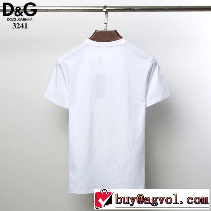 Tシャツ/半袖 春夏の流行り2019新品 2色可選 ドルチェ＆ガッバーナ送料込み 希少品  Dolce&Gabbana