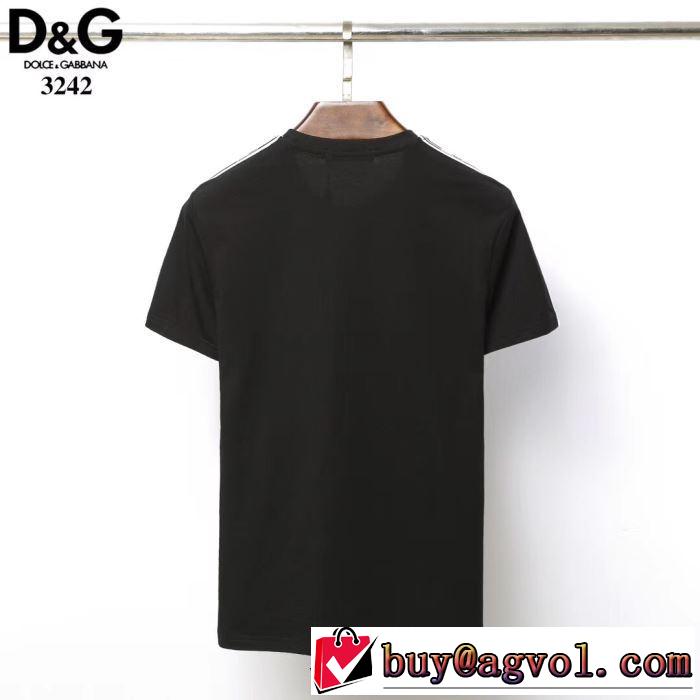 【2019春夏】最新コレクション 2色可選 ドルチェ＆ガッバーナ Dolce&Gabbana  Tシャツ/半袖今っぽく新作アイテム