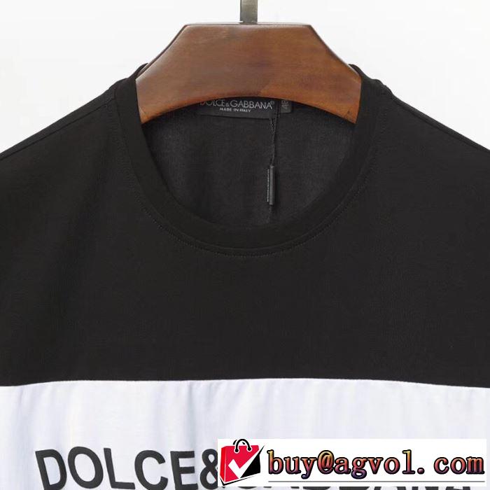 2019春夏の大注目トレンド Tシャツ/半袖 2色可選 ドルチェ＆ガッバーナ Dolce&Gabbana  春夏のトレンドアイテム