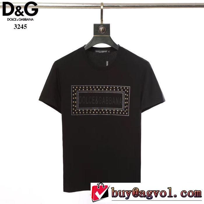 2019年最新ファッション 2色可選 ドルチェ＆ガッバーナ Dolce&Gabbana  Tシャツ/半袖特価セール