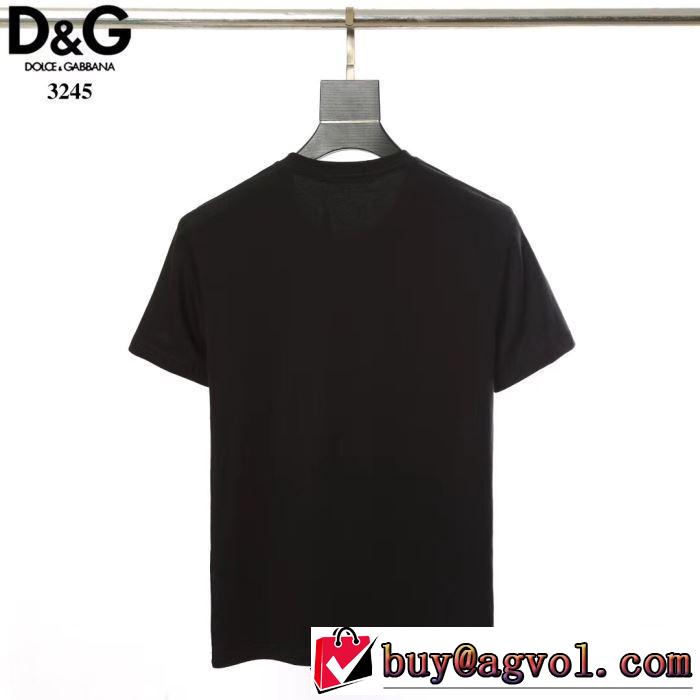 2019年最新ファッション 2色可選 ドルチェ＆ガッバーナ Dolce&Gabbana  Tシャツ/半袖特価セール