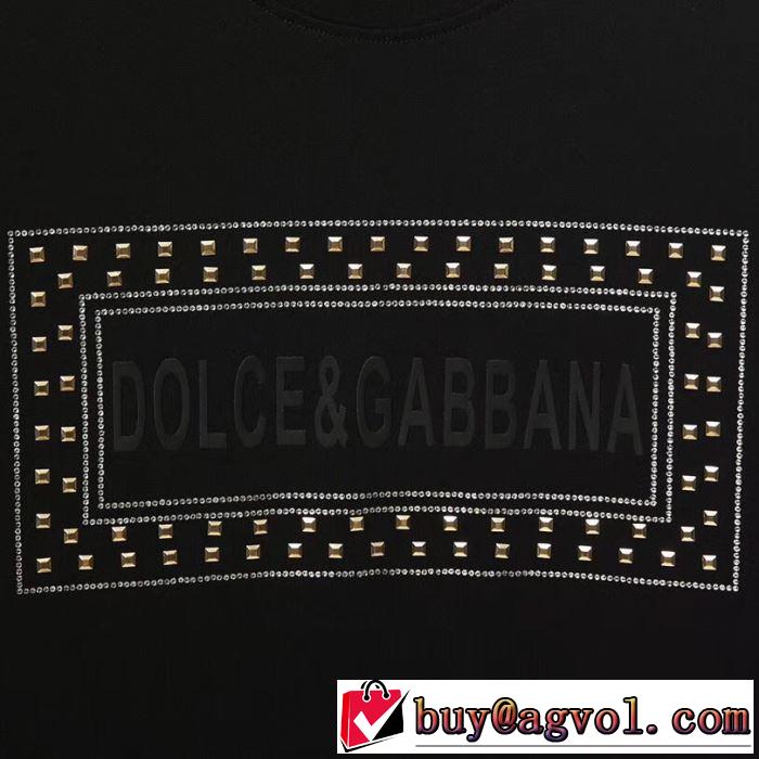 2019年最新ファッション 2色可選 ドルチェ＆ガッバーナ Dolce&Gabbana  Tシャツ/半袖特価セール