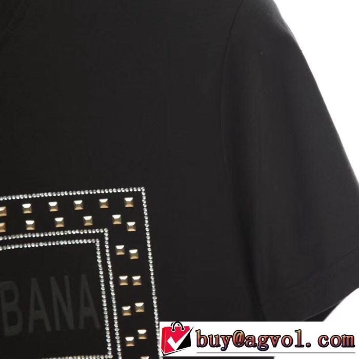 2019年最新ファッション 2色可選 ドルチェ＆ガッバーナ Dolce&Gabbana  Tシャツ/半袖特価セール