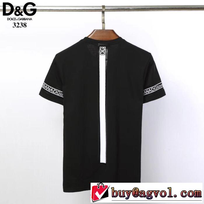 2019SSのトレンド商品 Tシャツ/半袖 春色の最旬の人気アイテム 2色可選 ドルチェ＆ガッバーナ Dolce&Gabbana