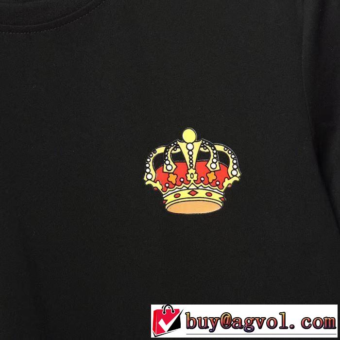 Dolce&Gabbana  Tシャツ/半袖大胆にデザインオシャレ新品 2色可選 ドルチェ＆ガッバーナ 抜け感のあるキレイめ