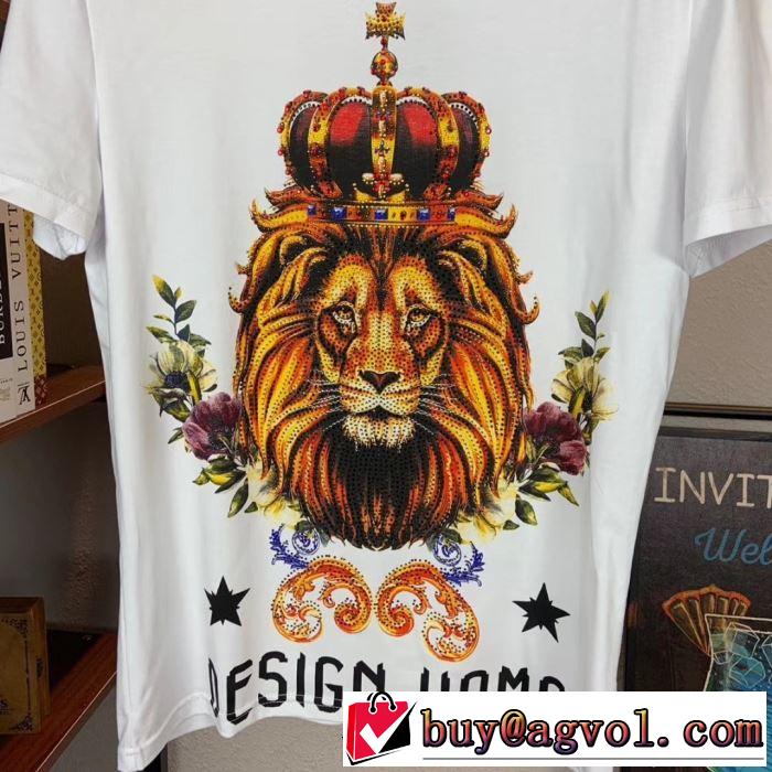 半袖Tシャツ 夏ファッションのおすすめ ドルチェ＆ガッバーナ 2019年夏の一押しファッションアイテム Dolce&Gabbana 2色可選
