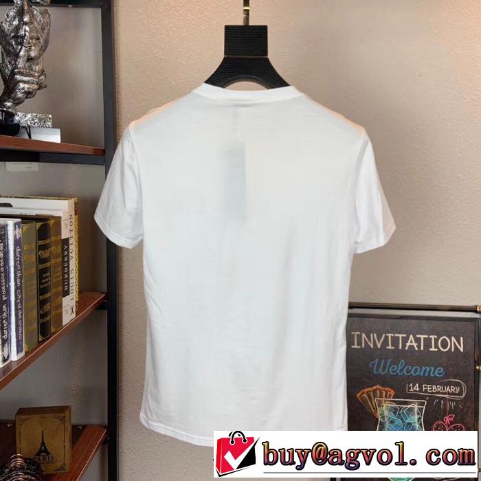 ドルチェ＆ガッバーナ Dolce&Gabbana 大人っぽく見せ新作 2019夏ファション新品 半袖Tシャツ 2色可選 夏らしい品格が漂う