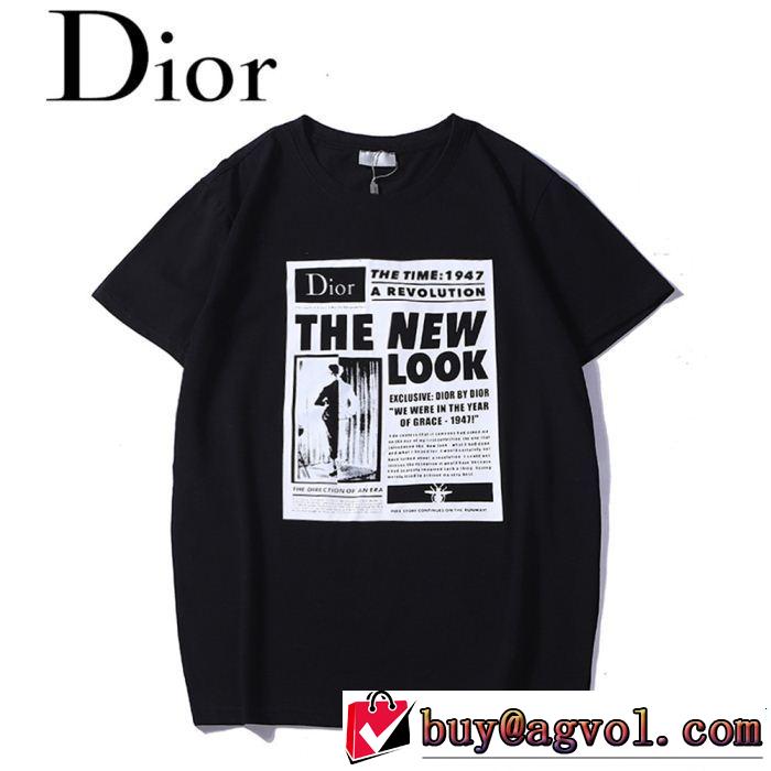 DIOR ディオール 半袖Tシャツ 2色可選 季節感をプラス人気商品 2019夏色っぽさ