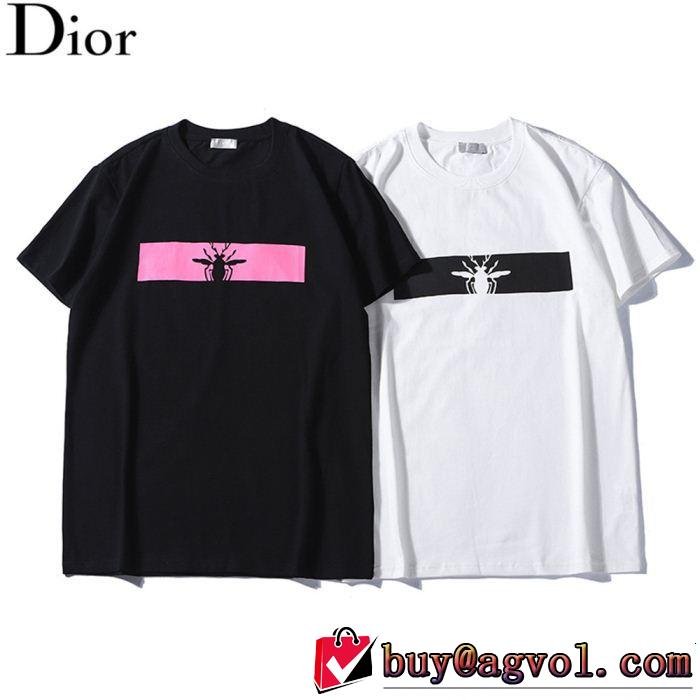 定番のスタイル春夏限定 高級感が好評です DIOR ディオール 半袖Tシャツ 2色可選