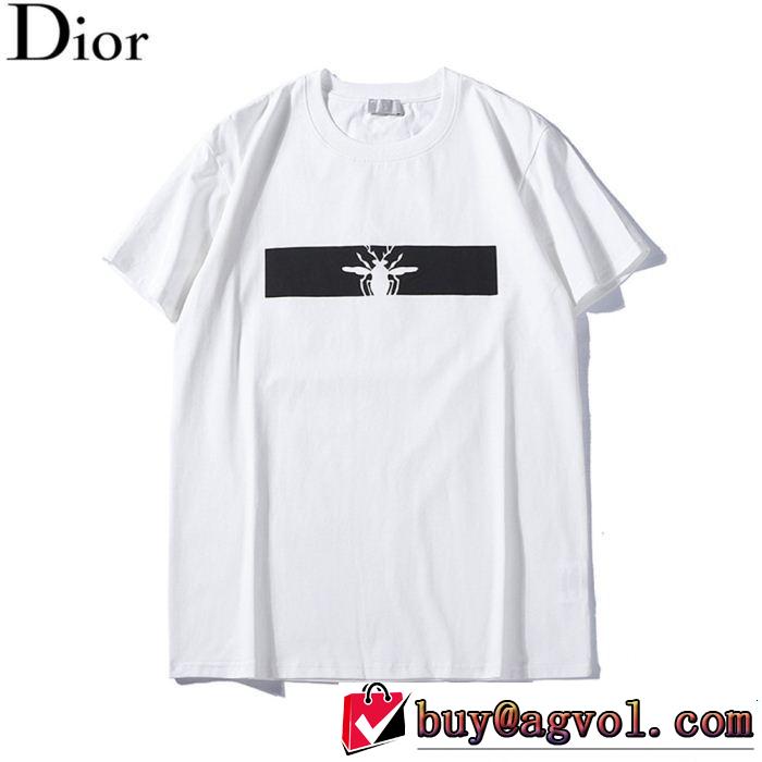 定番のスタイル春夏限定 高級感が好評です DIOR ディオール 半袖Tシャツ 2色可選