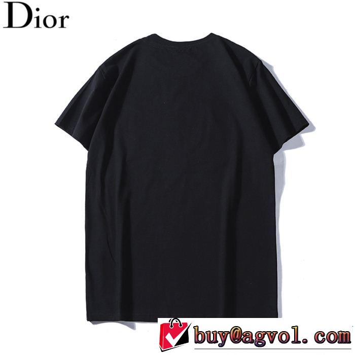定番のスタイル春夏限定 高級感が好評です DIOR ディオール 半袖Tシャツ 2色可選