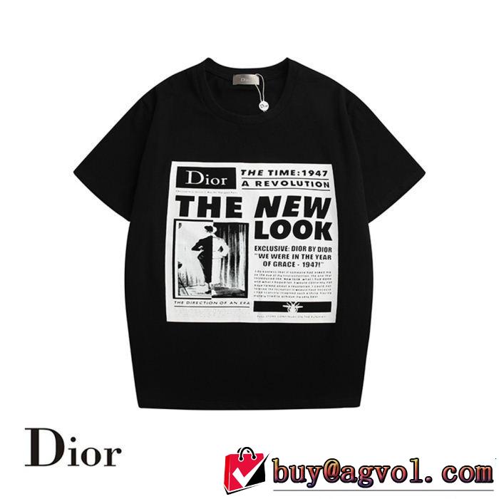 今年の夏は着こなし 2019年の春夏に着たい DIOR ディオール 半袖Tシャツ 3色可選
