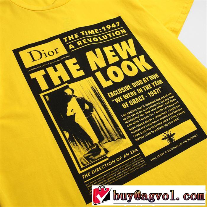 今年の夏は着こなし 2019年の春夏に着たい DIOR ディオール 半袖Tシャツ 3色可選