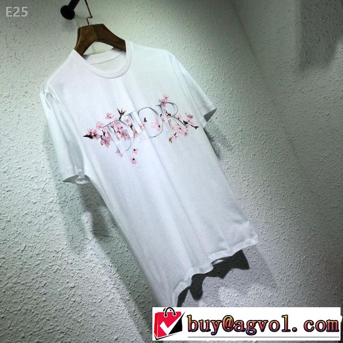 ディオール DIOR 2019夏色っぽさ Tシャツ/ティーシャツ 2019年春夏流行ファッション  2色可選