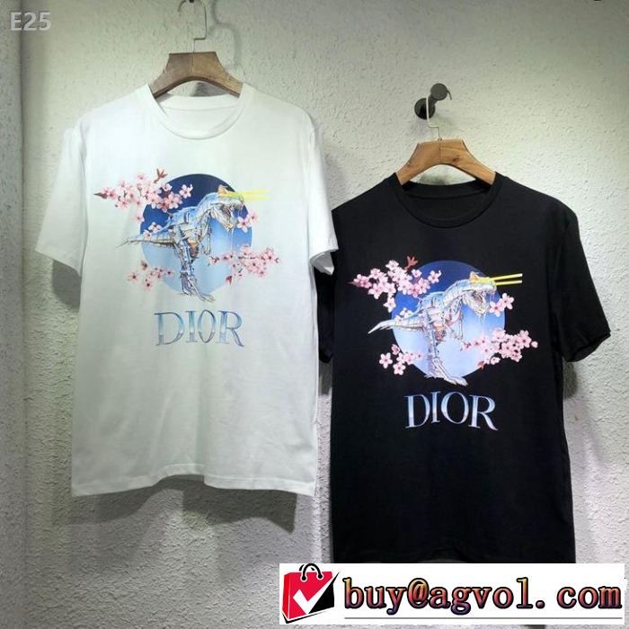  Tシャツ/ティーシャツ 定番のスタイル春夏限定  2色可選 新しい斬新なスタイル ディオール DIOR
