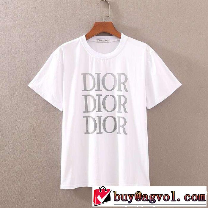 スタイルを綺麗に ディオール DIOR オシャレ上級者に 2色可選 Tシャツ/ティーシャツ 今季流行りの人気新作