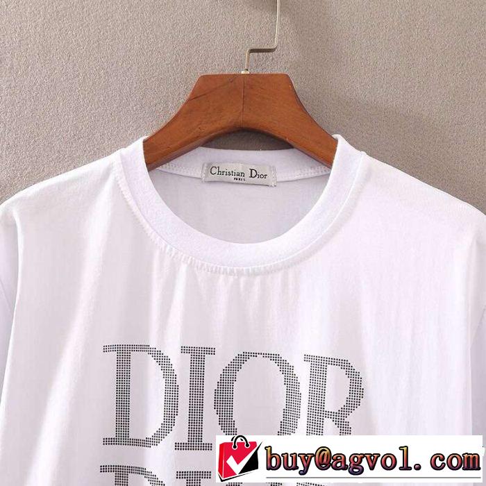 スタイルを綺麗に ディオール DIOR オシャレ上級者に 2色可選 Tシャツ/ティーシャツ 今季流行りの人気新作
