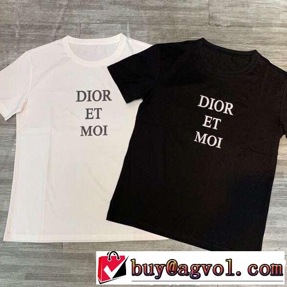  トップスをインするスタイル ディオールTシャツ/ティーシャツ  DIOR 2色可選 快適な着心地 