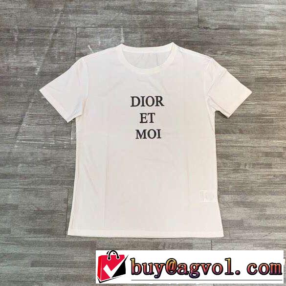トップスをインするスタイル ディオールTシャツ/ティーシャツ  DIOR 2色可選 快適な着心地