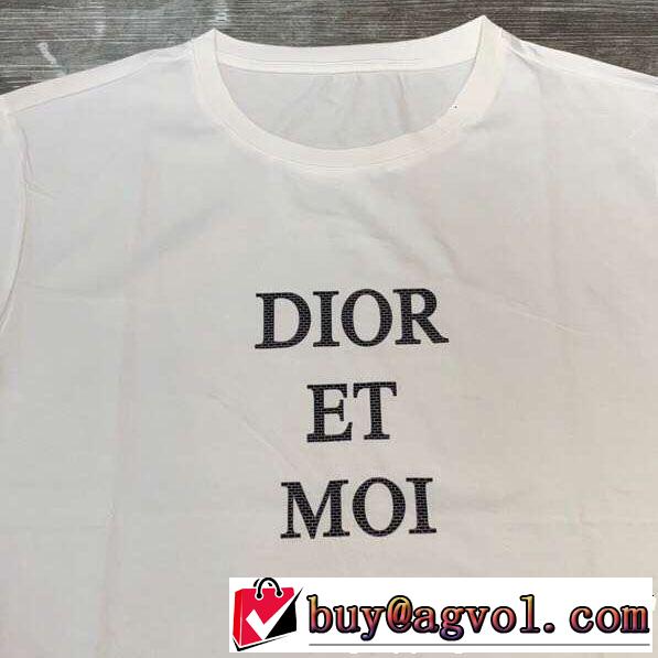 トップスをインするスタイル ディオールTシャツ/ティーシャツ  DIOR 2色可選 快適な着心地