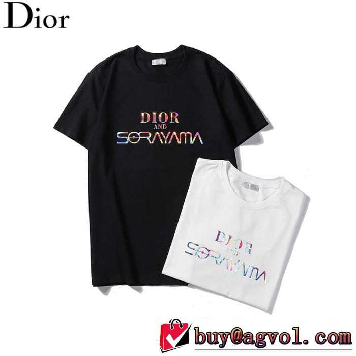 2色可選 人気ストリートブランド新品 ディオール DIOR 夏キレ味をプラス半袖Tシャツ 【2019春夏】最新コレクション