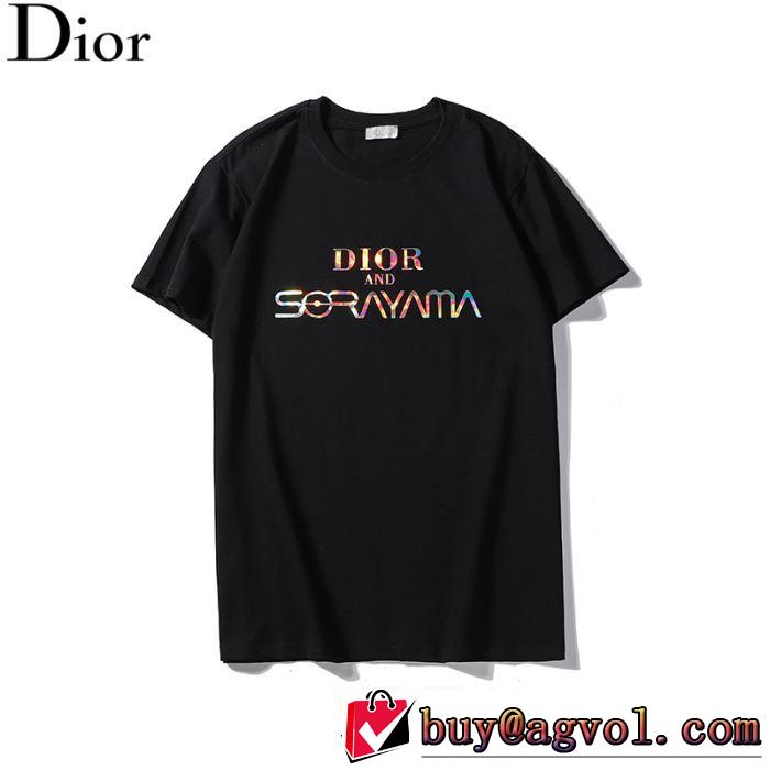 2色可選 人気ストリートブランド新品 ディオール DIOR 夏キレ味をプラス半袖Tシャツ 【2019春夏】最新コレクション