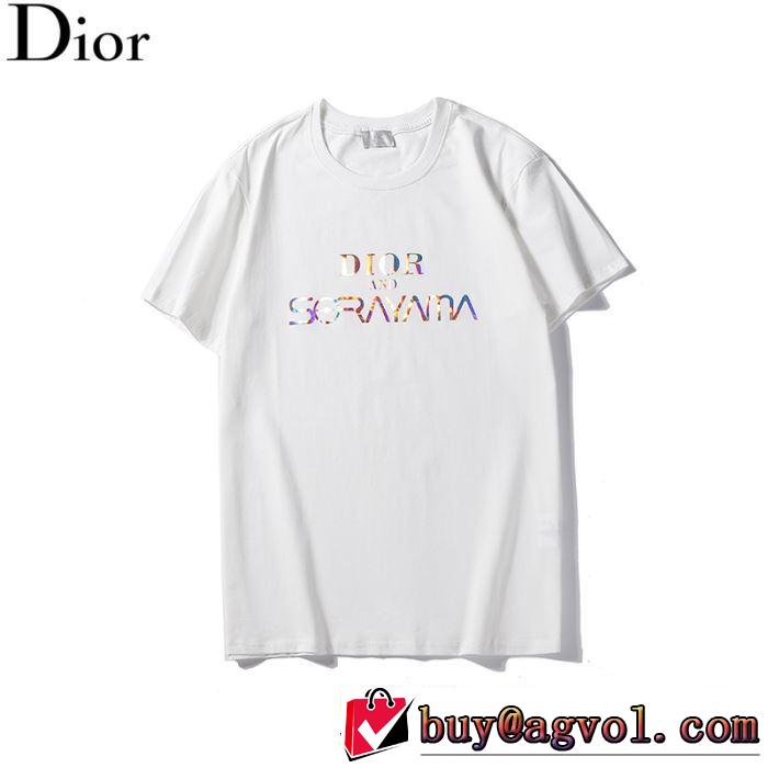 2色可選 人気ストリートブランド新品 ディオール DIOR 夏キレ味をプラス半袖Tシャツ 【2019春夏】最新コレクション