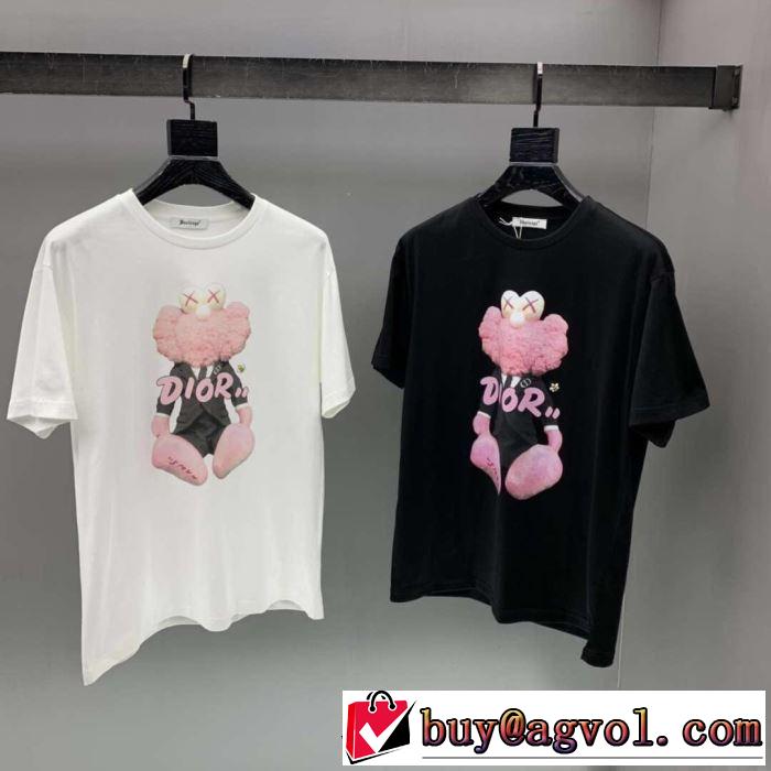 ディオール DIOR  2019春夏のトレンド新商品 2色可選 鮮度アップブランド最新 半袖Tシャツ 夏大人気のアイテム
