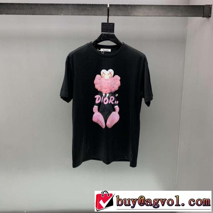 ディオール DIOR  2019春夏のトレンド新商品 2色可選 鮮度アップブランド最新 半袖Tシャツ 夏大人気のアイテム