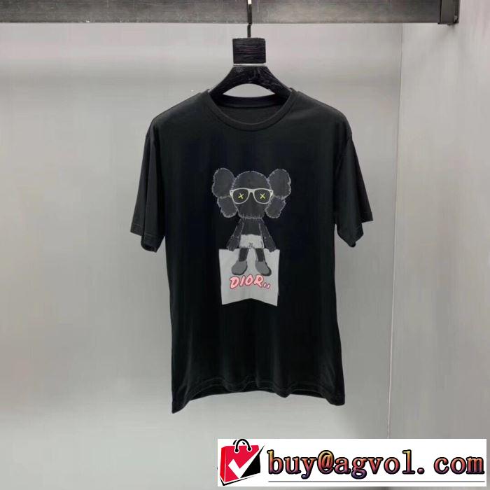 2色可選  新しい斬新なスタイル  半袖Tシャツ 2019年の春夏に着たい 素敵カジュアル春夏新品 ディオール DIOR