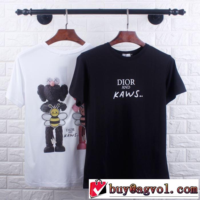 半袖Tシャツ 夏っぽさ新作アイテム ディオール DIOR 2019春夏トレンドアイテム 2色可選  元気な印象のコーデ