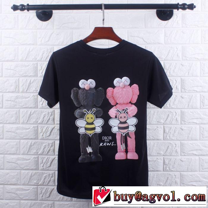 半袖Tシャツ 夏っぽさ新作アイテム ディオール DIOR 2019春夏トレンドアイテム 2色可選  元気な印象のコーデ