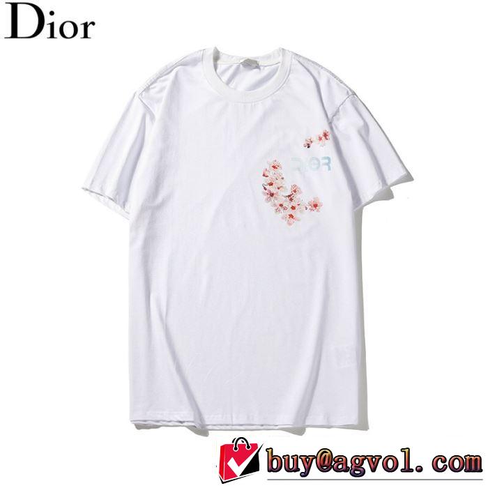 2019春夏も引き続き人気セール 半袖Tシャツ ディオール DIOR オシャレな印象に 2色可選  夏らしい爽やかさ