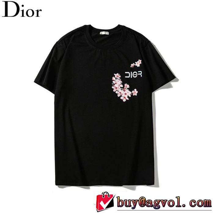 2019春夏も引き続き人気セール 半袖Tシャツ ディオール DIOR オシャレな印象に 2色可選  夏らしい爽やかさ